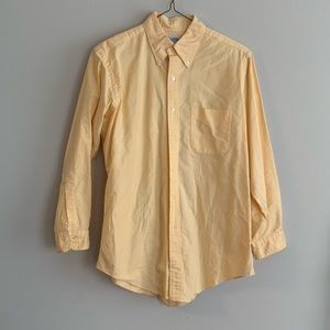 Brooks Brothers Yellow 15.5-32 button up shirt